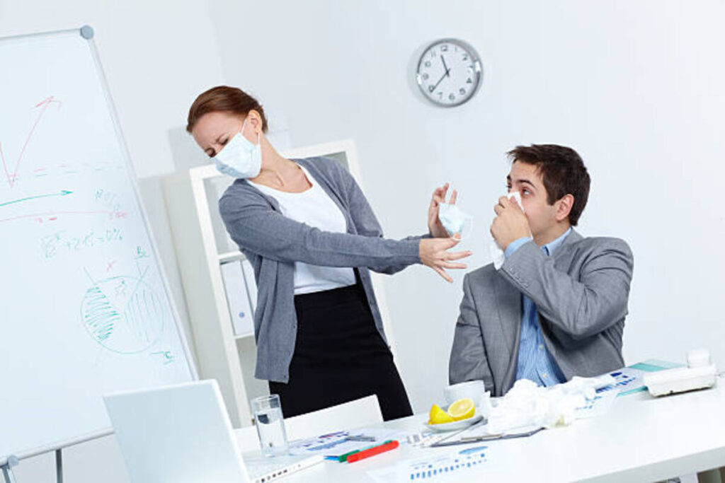 Sneezing and Sneezing at Work